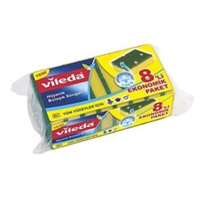 VILEDA SUNGER YESIL DUZ 8'LI EKO PAKET